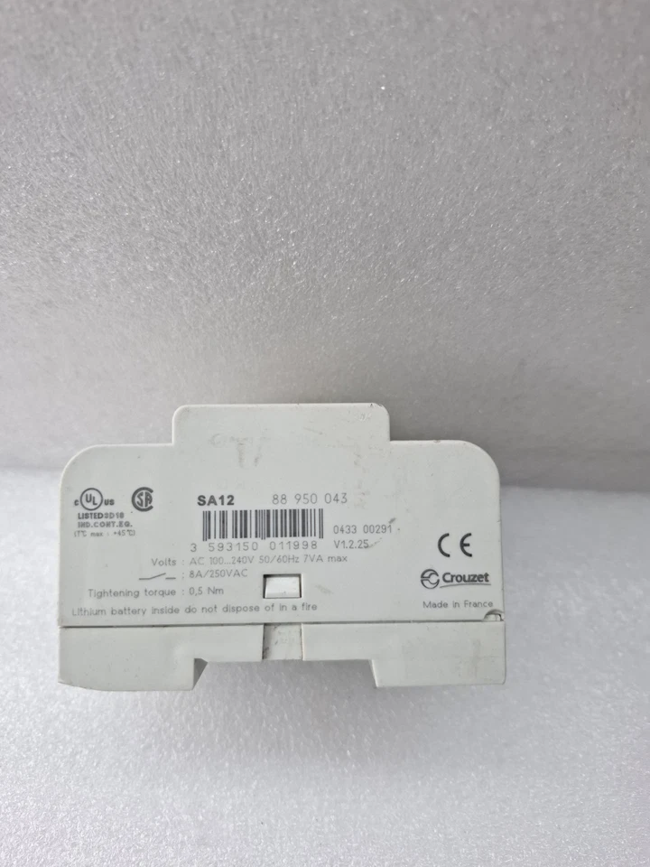 CROUZET MILLENIUM II SA12 RELAY OUTPUT 8A USED